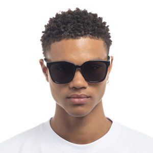 Gucci Men Sunglasses Black Brown Polarized Square GG1346SK 002 NEW